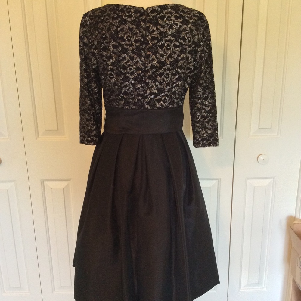 Jessica Howard black and silver cocktail dress - Picture 4 of 5